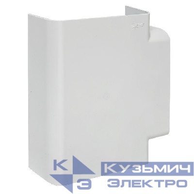 Угол T-образный 105х50 C-Line бел. (уп.2шт) EKF tchw-105-50x2
