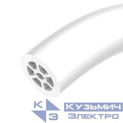 Профиль силиконовый WPH-FLEX-D40-360deg-S10-5m WHITE силикон (уп.5м) Arlight 045869