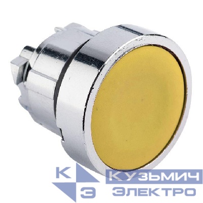 Механизм кнопки исполнительный XB4 желт. плоский возвратный без фиксации без подсветки PROxima EKF XB4BA-Y