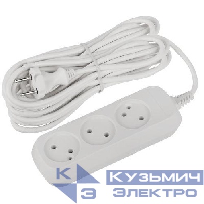 Удлинитель 3х10м без заземл. ПВС 2х1 UDL-10-3100 Greenline Эра Б0065024