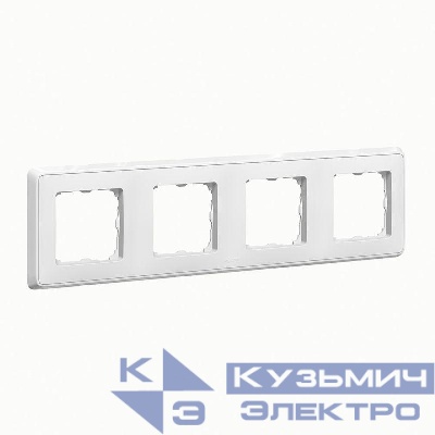 Рамка 4-м Cariva бел. (DIY-упак.) Leg 695992