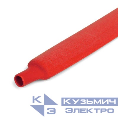 Трубка термоусадочная ТУТнг-LS-50/25 красн. (уп.25м) КВТ 102171