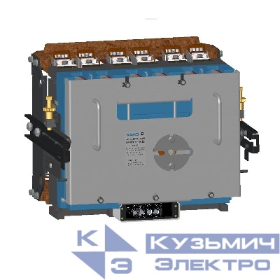Выключатель автоматический 3п 1600А 135кА ВА53-43-341850 УХЛ3 690В AC НР=230В AC/220В DC КЭАЗ 230614