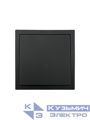 Выключатель 1-кл. перекрестный СП ZIMA IP20 10А безвинт. зажим черн. бархат LEZARD 704-4288-107QC