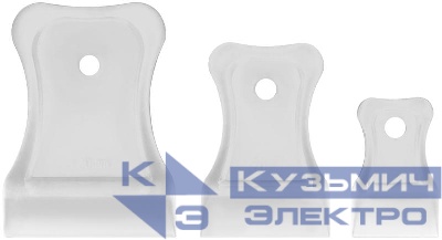 Набор шпателей 40; 60; 80мм пластик прозрачн. (3 предмета) КУРС 06882