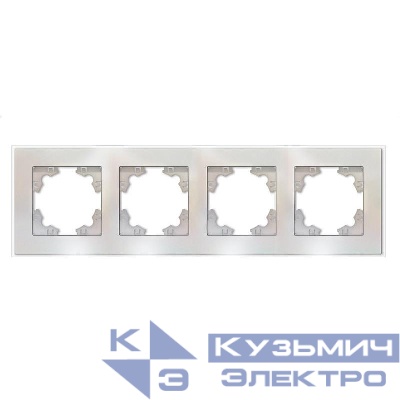 Рамка 4-м Афина стеклянная жемчуж. UNIVersal 2263