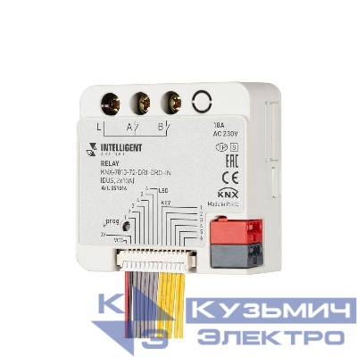 Модуль релейный KNX-7013-72-DRI-DRO-IN (BUS 2х10А) IP20 пластик INTELLIGENT ARLIGHT 051014