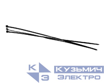 Стяжка нейлоновая 500*7,5 / 100 шт / светостойкая (черная), NETKO Optima "SZ"