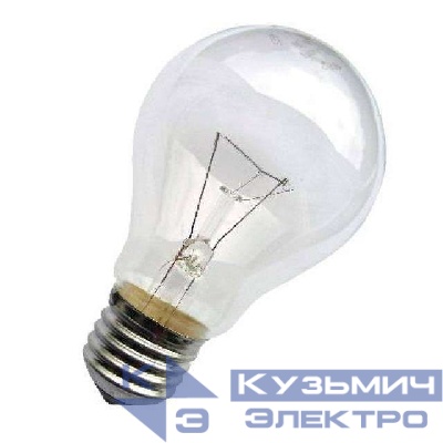 Лампа накаливания Б 95Вт E27 230В (верс.) Лисма 305000200\305003100