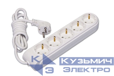 Удлинитель 5х15м с заземл. 16А IP20 защ. шторки Makel N5210093
