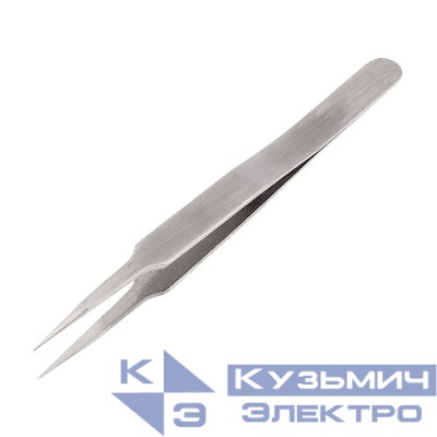 Пинцет прямой с острыми кончиками 120мм Rexant 12-0375
