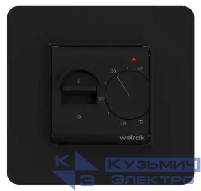 Терморегулятор для теплого пола mex bk Welrok 4660251140670