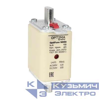 Вставка плавкая OptiFuse NH00-40-gG-УХЛ3 КЭАЗ 374931