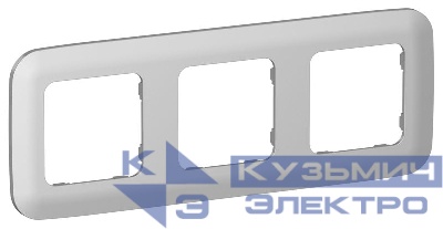 Рамка 3-м СП FLITE РУ-3-А-ФлА алюм. IEK FI-M32-31-20-K47
