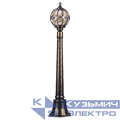 Светильник PL3806 60Вт E27 230В 1.16м садово-парковый черн. зол. IP44 FERON 11375