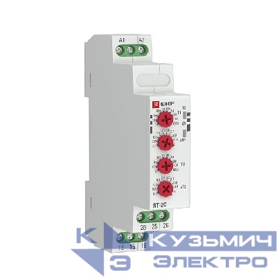Реле времени RT-2C 2 регулир. порога времени 2 исп. конт. EKF rt-2c