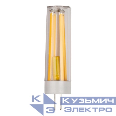 Лампа светодиодная филаментная PLED-G4 PRO 8Вт 2700К 680лм 230В d16.5х65мм без пульсации JazzWay 5062504