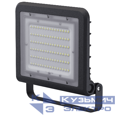 Прожектор светодиодный 80 674 NFL-02-100-6.5К-BL-LED 100Вт 6500К IP65 14200лм черн. Navigator 80674