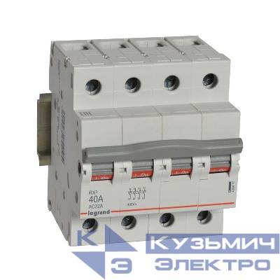 Выключатель-разъединитель 4п 40А RX3 ИЭК Leg 419417