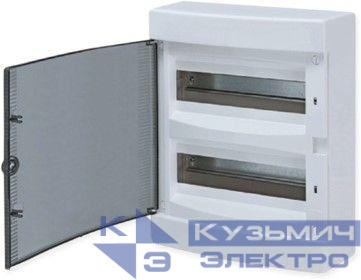Щит распределительный навесной Unix 2х12мод. IP41 бел. дверь PROxima EKF ux-2x12-nw