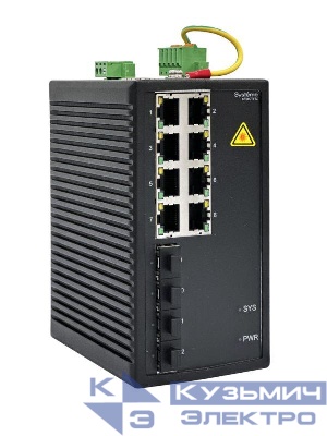 Коммутатор промышленный управляемый Ethernet L2 8х10/100/1000BaseT 4х100/1000BaseX SFP SE NSETM212T08X04A