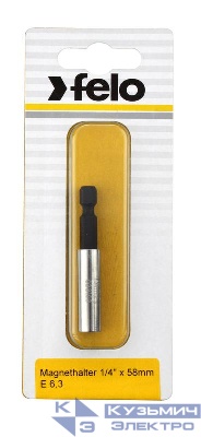 Держатель магнитный для бит 1/4дюйм 58мм Felo 03810396