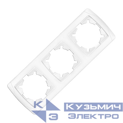 Рамка 3-м Маргарита гор. бел. UNIVersal МР003Г