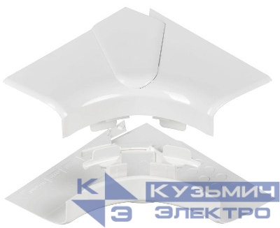 Угол для кабель-канала внутр. изменяемый 80-100град. для DLP 105х50 бел. ИЭК Leg 010605