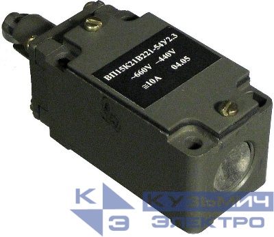 Выключатель путевой ВП-15К21Б221-54У2.3 1НО+1НЗ 10А IP54 толкатель с роликом полумгновенного действия A8014-80085053