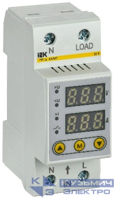 Реле напряжения и тока РНТ-д 1ф 36мм 50А KARAT IEK IVC21-1-50