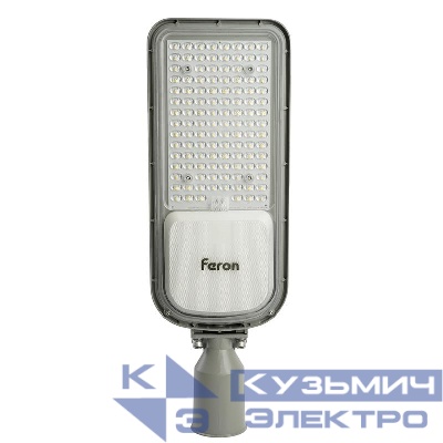 Светильник светодиодный SP3050 100Вт 4000К IP65 AC 230В/50Гц уличный сер. FERON 41269