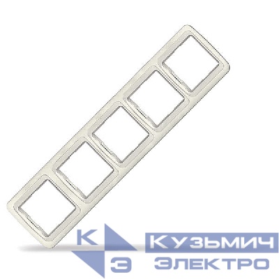 Рамка 5-м Валери горизонт. сл. кость UNIVersal 1040