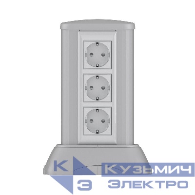 Мини-колонна 0.25м алюм. сер. метал. RAL 9006 DKC 19524