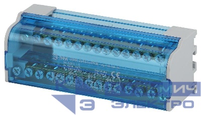 Шины на DIN-рейку в корпусе (кросс-модуль) ШНК 2х15 L+PEN NO-224-14 ЭРА Б0043932