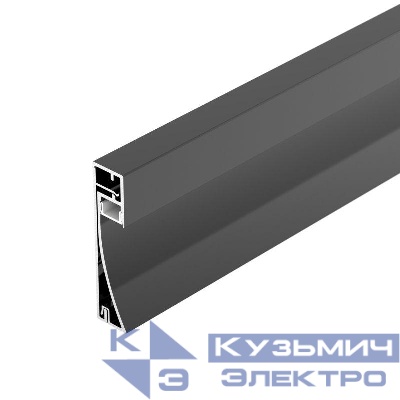 Профиль PLINTUS-H54-2000 BLACK L2000 алюм. Arlight 045433