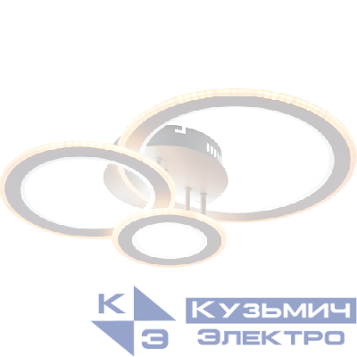 Светильник светодиодный Mirela 6142-101 81Вт 3000К-6000К потолочн. с пультом Rivoli Б0062230