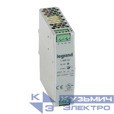 Источник питания импульсный 1-фазный 24В 75Вт 3.2А Leg 146622