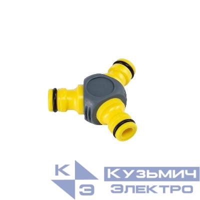 Тройник Y для быстросъемного соединения с термопластичной резиной Профи ЧЕТЫРЕ СЕЗОНА 62-0222-3-F