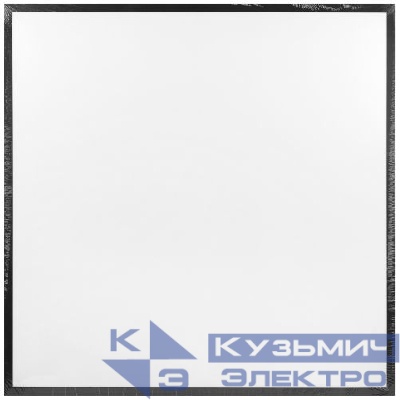 Светильник светодиодный SPL-540-B-65K-040 грильято 40Вт 6500К 3420лм IP40 588х588х8 без драйвера с ушками черн. Эра Б0063061