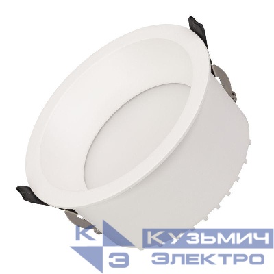 Светильник MS-DROP-BUILT-R137-24W Warm3000 (WH 90 deg 230В) (IP54 металл) Arlight 041463
