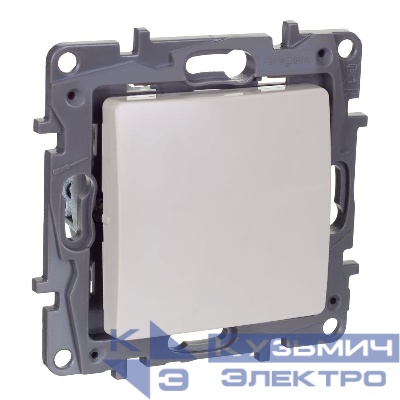 Переключатель перекрестный 1-кл. Etika 250В 10AX винт. зажимы сл. кость IEK 672349