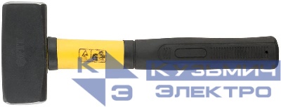 Кувалда кованая Профи 1.5кг фибергласовая ручка FIT 45215