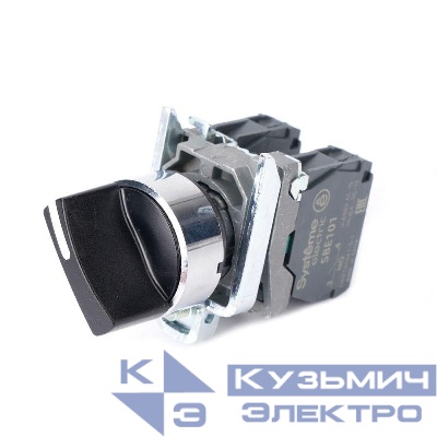 Переключатель модульный SB4 в сборе 22мм 2поз. с фиксацией 1НО+1НЗ SE SB4BD25