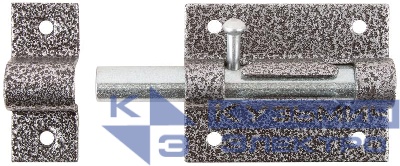 Засов накладной серебр. 66678