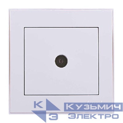 Розетка телевизионная оконечная TV СП Rain бел. LEZARD 703-0202-130