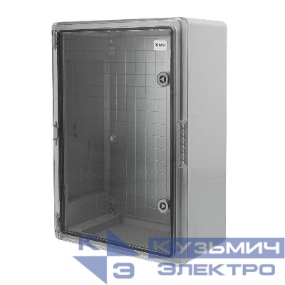 Корпус ЩМПп 500х350х190мм УХЛ1 IP65 с прозр. дверцей и монтажной панелью АБС пластик. Rexant 11-0415