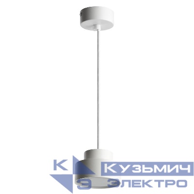 Светильник HL3678 12Вт GX53 230В D75хH110 потолочн. на подвесе бел. FERON 48410