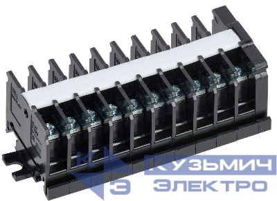 Блок зажимов БЗН TK-010 1.5кв.мм 10А на DIN-рейку 10 пар IEK YZN43-10-001-K02