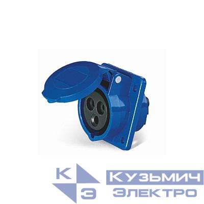 Розетка стационарная СП PPC 413 16А 3п 2Р+РЕ 220В IP44 Pro JazzWay 5072930