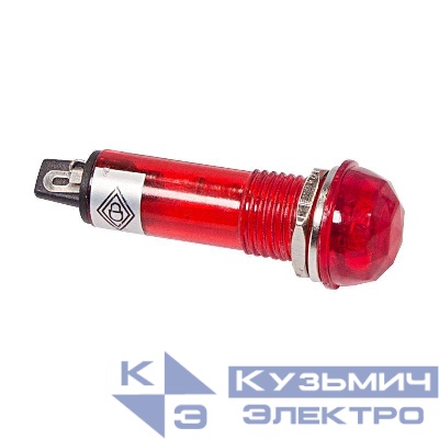 Индикатор граненый d10.2 220В красн. (RWE-205) Rexant 36-4730